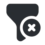 Filter Remove SVG Icon